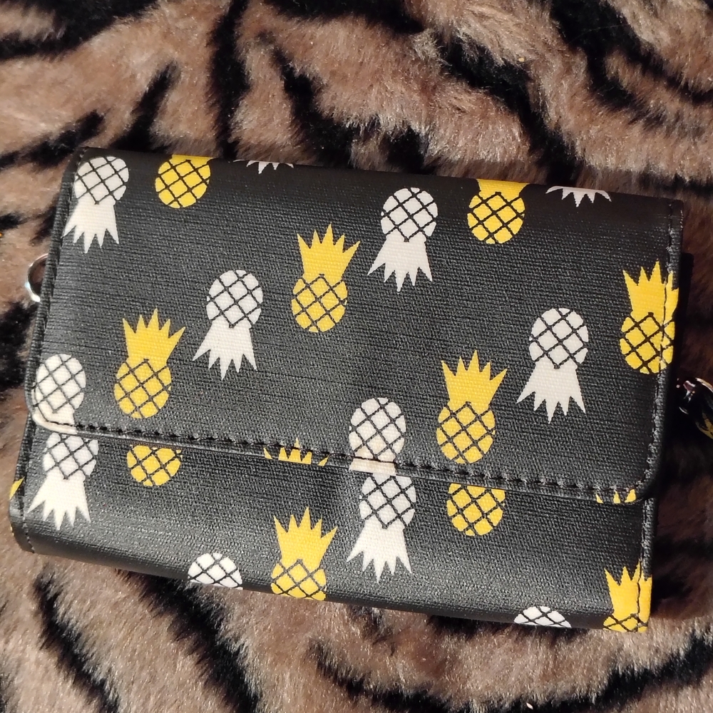 Trendy Pineapple Print Women's Wallet